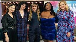 Amy Schumer, Sas Goldberg, Yamaneika Saunders, Arielle Siegel, Dale Earnhardt Jr., Ryan Blaney Amy Schumer, Sas Goldberg, Yamaneika Saunders, Arielle Siegel, Dale Earnhardt Jr., Ryan Blaney