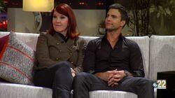 Colin Egglesfield & Kate Flannery Colin Egglesfield & Kate Flannery