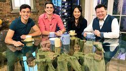 Ching-He Huang, Mark Greenaway, Tom Daley, Olly Smith Ching-He Huang, Mark Greenaway, Tom Daley, Olly Smith
