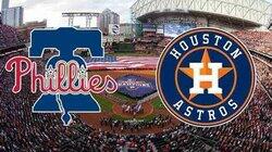 Game 1: Philadelphia Phillies at Houston Astros Game 1: Philadelphia Phillies at Houston Astros