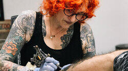 The Lady Pimp of Tattoos, Annette Larue The Lady Pimp of Tattoos, Annette Larue