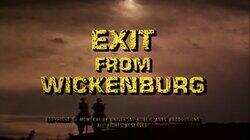Exit from Wickenburg Exit from Wickenburg