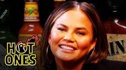 Chrissy Teigen Gets Drunk on Spicy Wings Chrissy Teigen Gets Drunk on Spicy Wings
