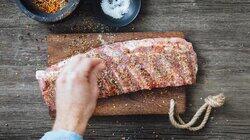 Ribs, Romesco and Rum Ribs, Romesco and Rum