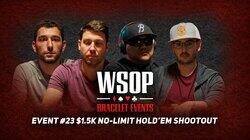 Event #23 $1.5K No-Limit Hold'em Shootout Event #23 $1.5K No-Limit Hold'em Shootout