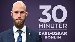 Carl-Oskar Bohlin (M), minister för civilt försvar Carl-Oskar Bohlin (M), minister för civilt försvar