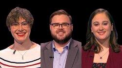 Hannah Wilson Vs. Brad Davis Vs. Hope Silberstein, Show # 8803. Hannah Wilson Vs. Brad Davis Vs. Hope Silberstein, Show # 8803.