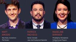 Matt Amodio Vs. Patrick Pacheco Vs. Madeline Birkner, show # 8395. Matt Amodio Vs. Patrick Pacheco Vs. Madeline Birkner, show # 8395.