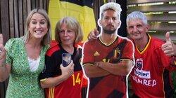 Kat verrast de mama en papa van Dries voor de 100ste Rode Duivels wedstrijd