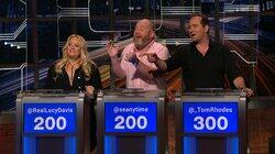 Lucy Davis, Sean Donnelly, Tom Rhodes Lucy Davis, Sean Donnelly, Tom Rhodes
