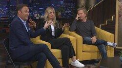 Jim Jefferies, Kaley Cuoco & Steve Byrne Jim Jefferies, Kaley Cuoco & Steve Byrne