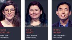 Susan Mcmillan Vs. Cyndi Mundt Vs. Bryce Hwang, show # 8301. Susan Mcmillan Vs. Cyndi Mundt Vs. Bryce Hwang, show # 8301.