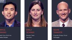 Bryce Hwang Vs. Emily Seaman Vs. Kevin Tanager, show # 8303. Bryce Hwang Vs. Emily Seaman Vs. Kevin Tanager, show # 8303.