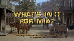What's in It for Mia? What's in It for Mia?