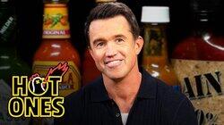 Rob McElhenney Needs to Walk It Out While Eating Spicy Wings Rob McElhenney Needs to Walk It Out While Eating Spicy Wings
