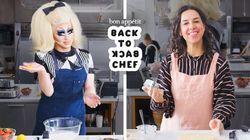 Trixie Mattel Tries to Keep Up with a Professional Chef Trixie Mattel Tries to Keep Up with a Professional Chef