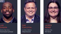 Alan Johnson Vs. Sam Stapleton Vs. Lauren Menke, show # 8275. Alan Johnson Vs. Sam Stapleton Vs. Lauren Menke, show # 8275.