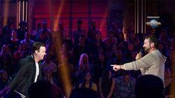 Taran Killam vs. Rob Riggle and Boy George vs. Laverne Cox