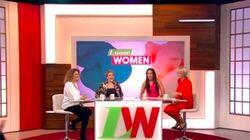 26/10/17 - Nadine Coyle, guest panellist Rebecca Ferguson 26/10/17 - Nadine Coyle, guest panellist Rebecca Ferguson