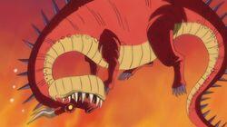 A Battle In The Heat! Luffy Vs. The Giant Dragon! A Battle In The Heat! Luffy Vs. The Giant Dragon!