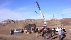 TERRIFYING CRANE PRANK ON JESSE!!!