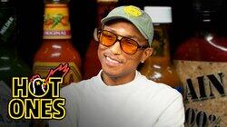 Pharrell Williams Sees the Future While Eating Spicy Wings Pharrell Williams Sees the Future While Eating Spicy Wings