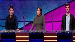 James Holzhauer Vs. Samantha Merwin Vs. Gregory Bodkin, show # 7909. James Holzhauer Vs. Samantha Merwin Vs. Gregory Bodkin, show # 7909.