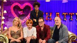 Richard Ayoade, Mary Portas, John Cleese, Ellie Goulding