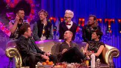 Terry Wogan, Sarah Millican, Dan Stevens, Emma Willis, Phillip Schofield, Gino D'Acampo, Sam Smith, George Ezra, McBusted