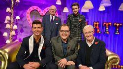 Paul O'Grady, Jack Whitehall, Michael Whitehall, Robin Thicke Paul O'Grady, Jack Whitehall, Michael Whitehall, Robin Thicke