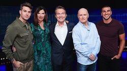 Ronni Ancona, Adam Gemili, Dave Johns, Joel Dommett Ronni Ancona, Adam Gemili, Dave Johns, Joel Dommett