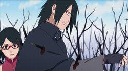 Sasuke and Sarada Sasuke and Sarada