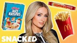 Paris Hilton Breaks Down Her Favorite Snacks Paris Hilton Breaks Down Her Favorite Snacks