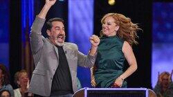 Rob Riggle and Christie Brinkley Rob Riggle and Christie Brinkley