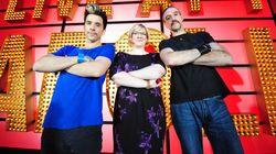 Sarah Millican, Russell Kane, Steve Hughes Sarah Millican, Russell Kane, Steve Hughes