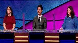 Beth Stewart Vs. Ben Zhang Vs. Ellen Keane, Show # 8038. Beth Stewart Vs. Ben Zhang Vs. Ellen Keane, Show # 8038.