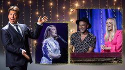 Emma Bunton, Judge Rinder, Freya Ridings Emma Bunton, Judge Rinder, Freya Ridings