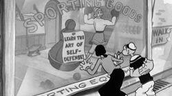 Never Kick a Woman