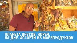 Корея. На дне. Ассорти из морепродуктов Корея. На дне. Ассорти из морепродуктов