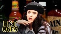 Rosalía Can't Stop Laughing While Eating Spicy Wings Rosalía Can't Stop Laughing While Eating Spicy Wings