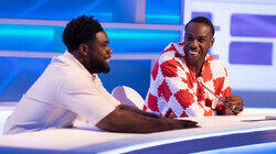Michail Antonio, Hannah Waddingham, Jonathan Ross, Guz Khan Michail Antonio, Hannah Waddingham, Jonathan Ross, Guz Khan