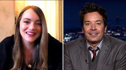 Emma Stone, Ben Falcone, Josh Groban Emma Stone, Ben Falcone, Josh Groban