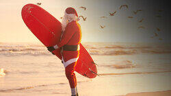 Surfing Santa Surfing Santa