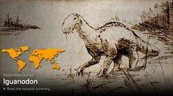 Iguanodon and R.I. Mermaid Iguanodon and R.I. Mermaid