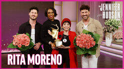 Rita Moreno, Val & Maks Chmerkovskiy, Scott Hamilton Rita Moreno, Val & Maks Chmerkovskiy, Scott Hamilton