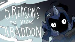 5 REASONS TO PICK ABADDON 5 REASONS TO PICK ABADDON