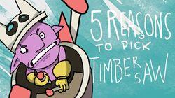 5 REASONS TO PICK TIMBERSAW 5 REASONS TO PICK TIMBERSAW