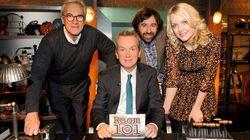 Larry Lamb, Lauren Laverne, David O'Doherty Larry Lamb, Lauren Laverne, David O'Doherty