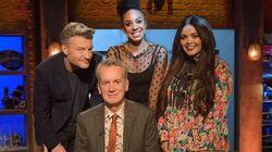 Charlie Brooker, Scarlett Moffatt, Pearl Mackie Charlie Brooker, Scarlett Moffatt, Pearl Mackie