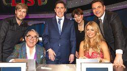 David Walliams, Tess Daly, Kian Egan, Kate Silverton, Ronnie Corbett David Walliams, Tess Daly, Kian Egan, Kate Silverton, Ronnie Corbett